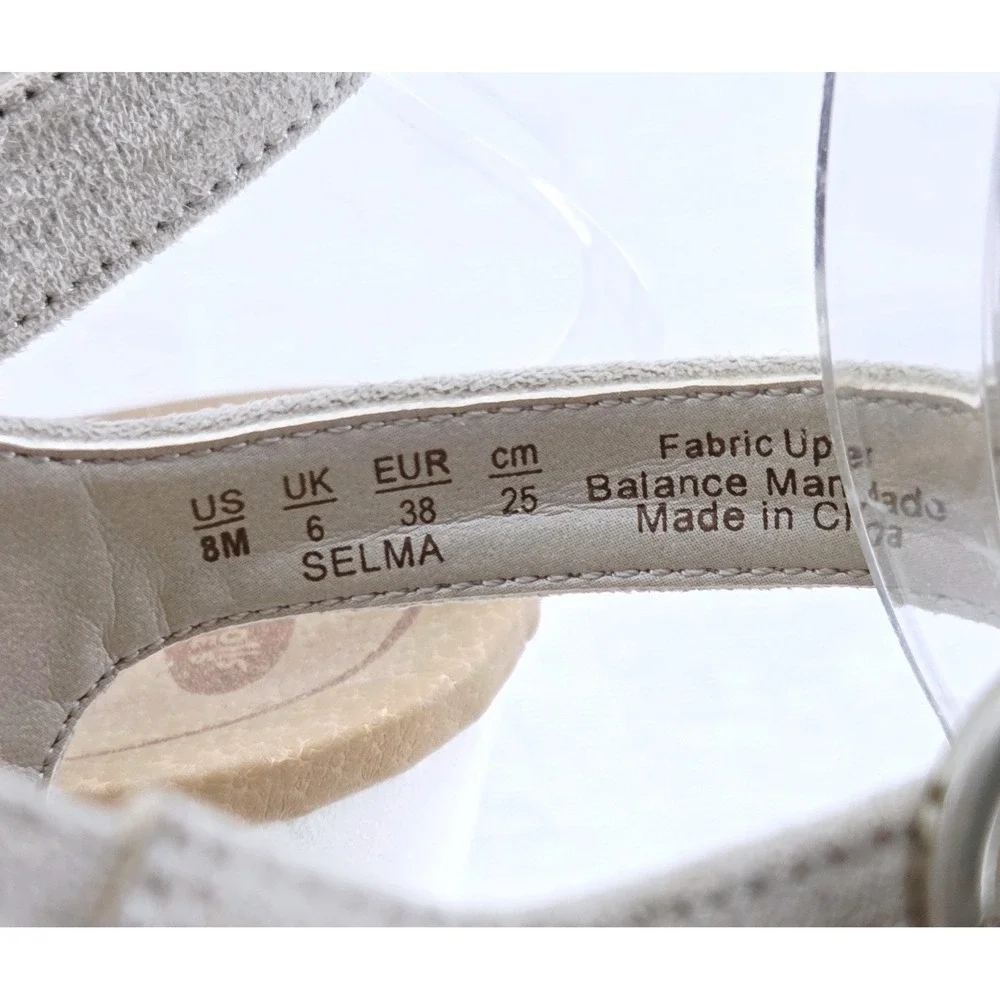 Dr. Scholls Selma Beige/White sandal - Size 8